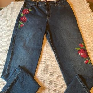 Embroidered Jeans